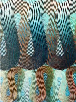 Nathan Beard, Exit Music #137 (Night Sky Over Sossusvlei), Acrylic on canvas, 24 × 18 in. (61 × 45.7 cm), Courtesy of the artist, St. Petersburg, Florida