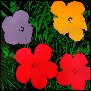 Andy Warhol, Flowers, Screenprint, Overall: 36 3/4 × 37 × 1 1/2 in. (93.3 × 94 × 3.8 cm), Collection of Art in Embassies, Washington, D.C.; Gift of the Foundation for Art and Preservation in Embassies, Washington, D.C.