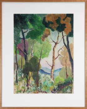 James N Rosenberg, Trees, Oil on canvas, Overall: 31 1/2 x 25 x 1 1/2 in. (80 x 63.5 x 3.8 cm), Gift of John Walker to the Art in Embassies Program, Washington, D.C.