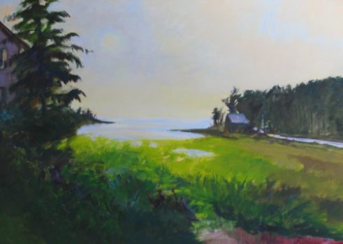 Don Resnick, Maine Morning, Oil on canvas, 48 × 67in. (121.9 × 170.2cm), Collection of Art in Embassies, Washington, D.C.; Gift of David Resnick and Iwonka Piotrowska