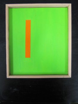 Phyllis Yes, Bread from the Side, from the Bread Series, Acrylic on canvas, 7 1/2 x 8 1/2in. (19.1 x 21.6cm),