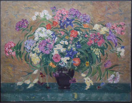 Gifford Beal, Summer Bouquet, oil on canvas, Overall: 28 x 36in. (71.1 x 91.4cm), Collection of Art in Embassies, Washington, D.C.; Gift of the Estate of Gifford Beal, Courtesy of Kraushaar Galleries, New York, New York