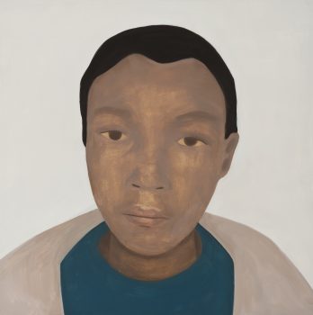 Thenjiwe Niki Nkosi, Anene (After Anene Booysen), Oil on canvas, 19 11/16 × 19 11/16in. (50 × 50cm), Courtesy of the artist and Nando's UK Collection, London, United Kingdom
